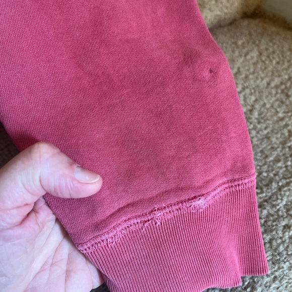 LAST CHANCE | OVO October’s Very Own Drake washed red distressed Sweatshirt - Picture 9 of 12